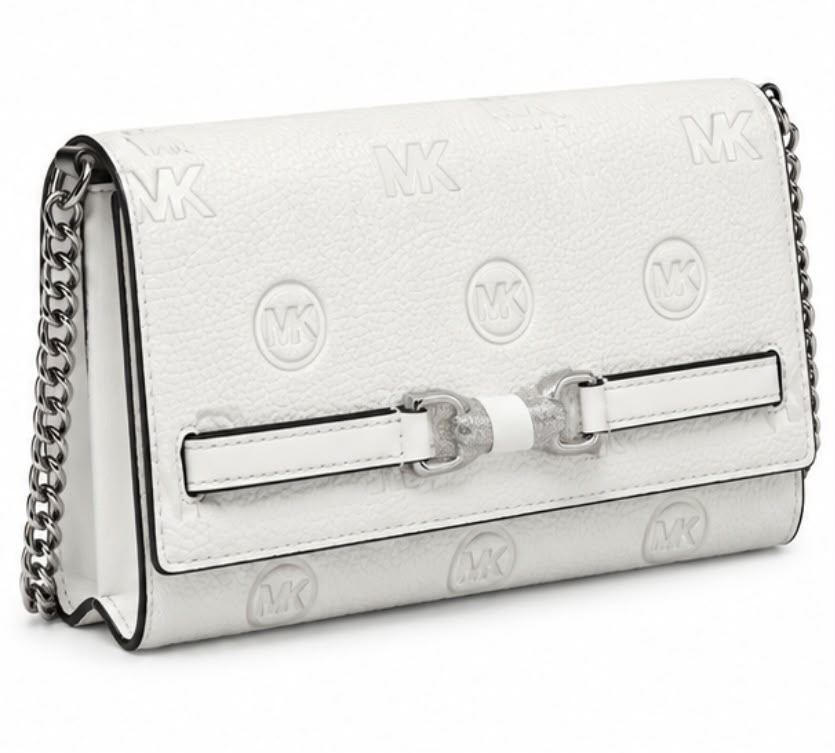 Borsa Donna “MICHAEL KORS” CARSON 35R6S2ZC3V LARGE WALLET OPTIC BIANCO