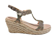 SANDALI ZEPPA "MENBUR" PRIMAVERA ESTATE 2025 RAFIA + STRASS ROSA 23661