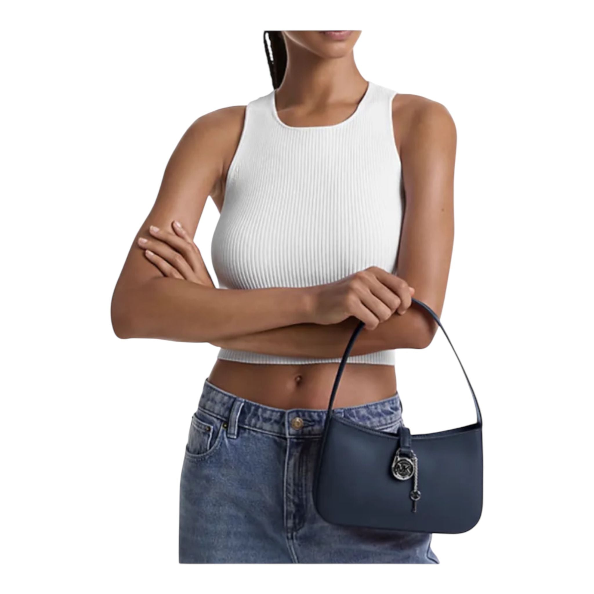 Borsa Donna “MICHAEL KORS” LYRA 35T4S1YC1L SMALL POUCHETTE  Navy/Blu