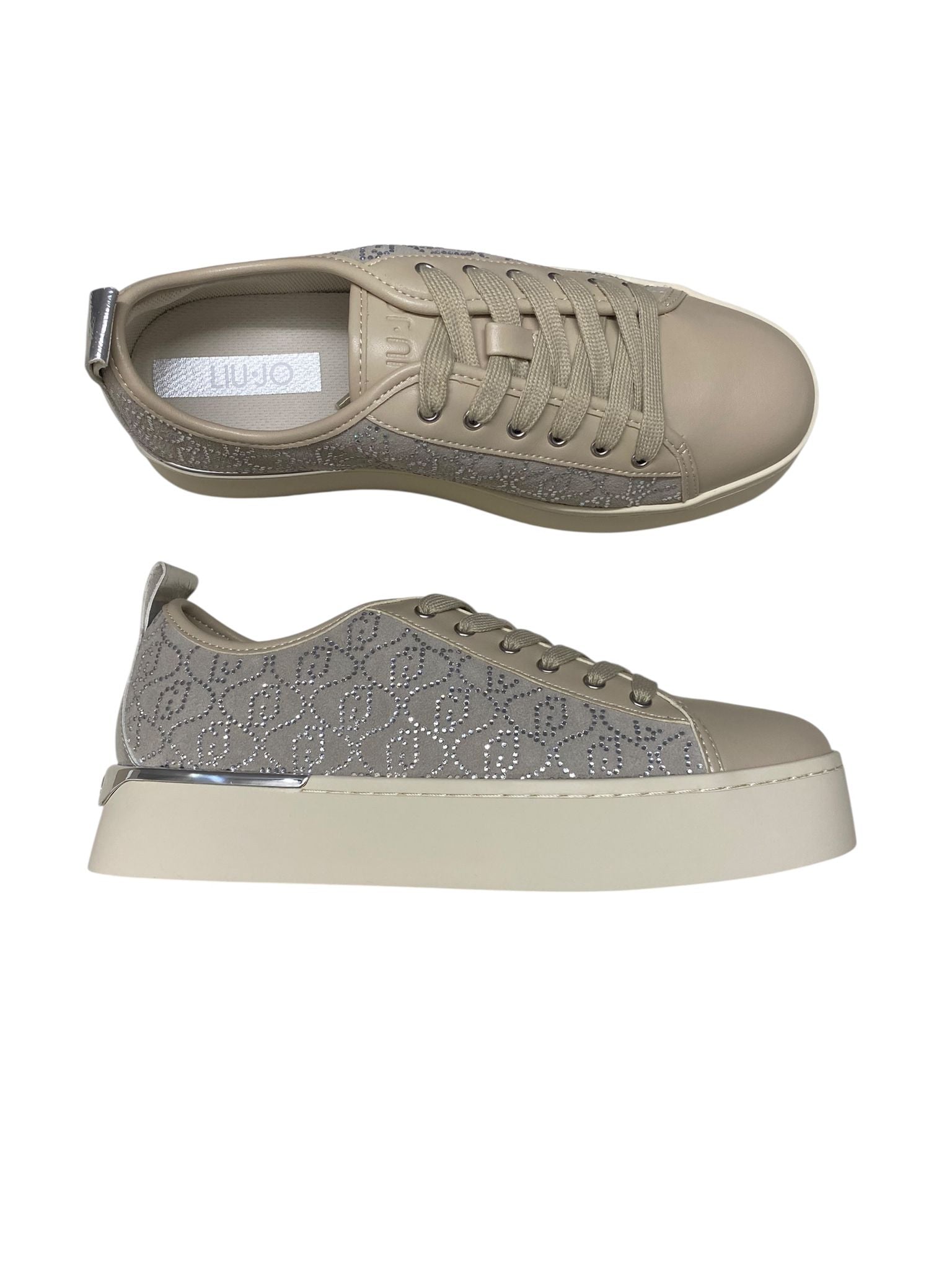 SNEAKERS DONNA “LIU JO” PRETTY 02  S3191 Pelle Beige