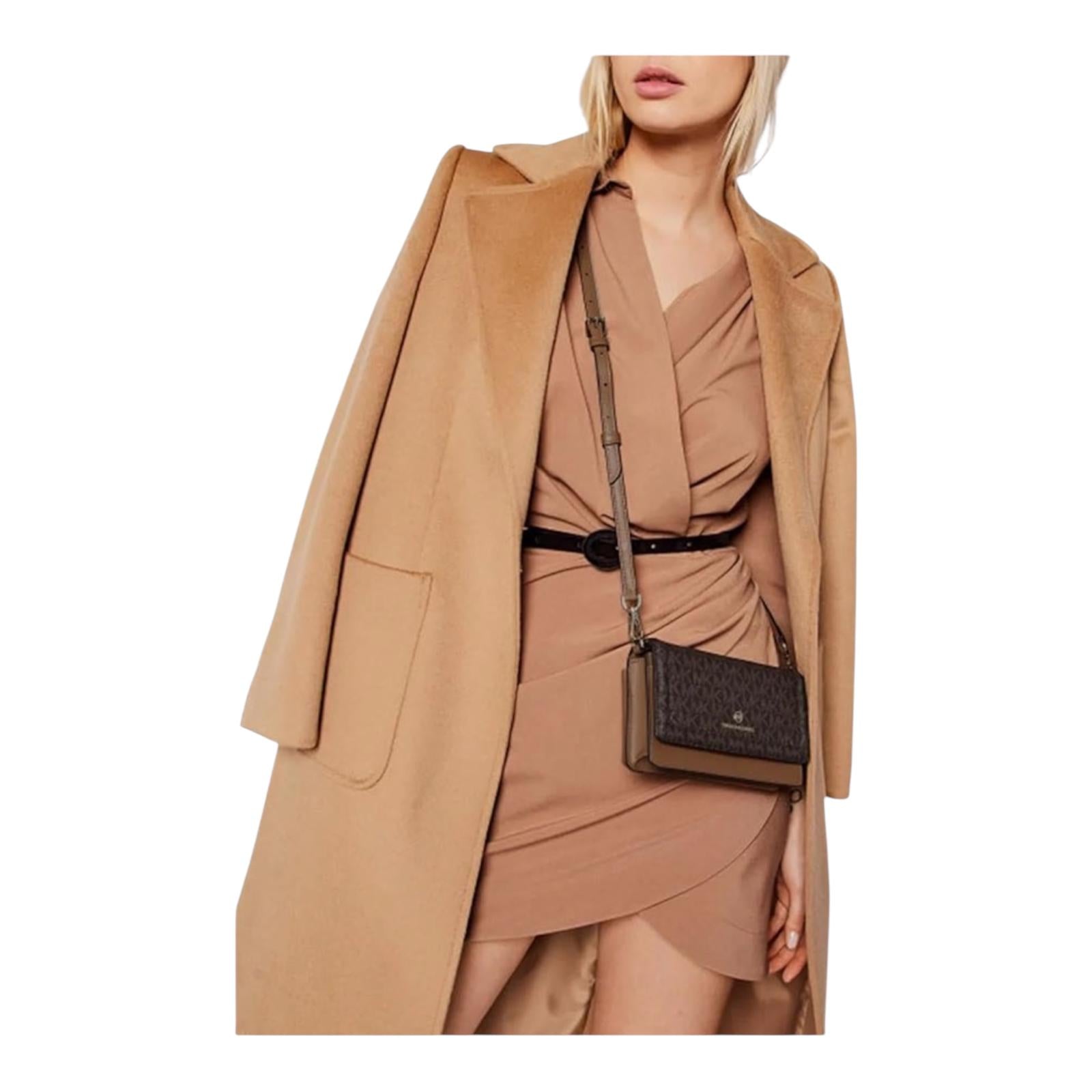 Borsa Donna “MICHAEL KORS” JET SET CHARM 32S1GT9C2B SMALL PHONE CROSSBODY Pelle Marrone/Cuoio