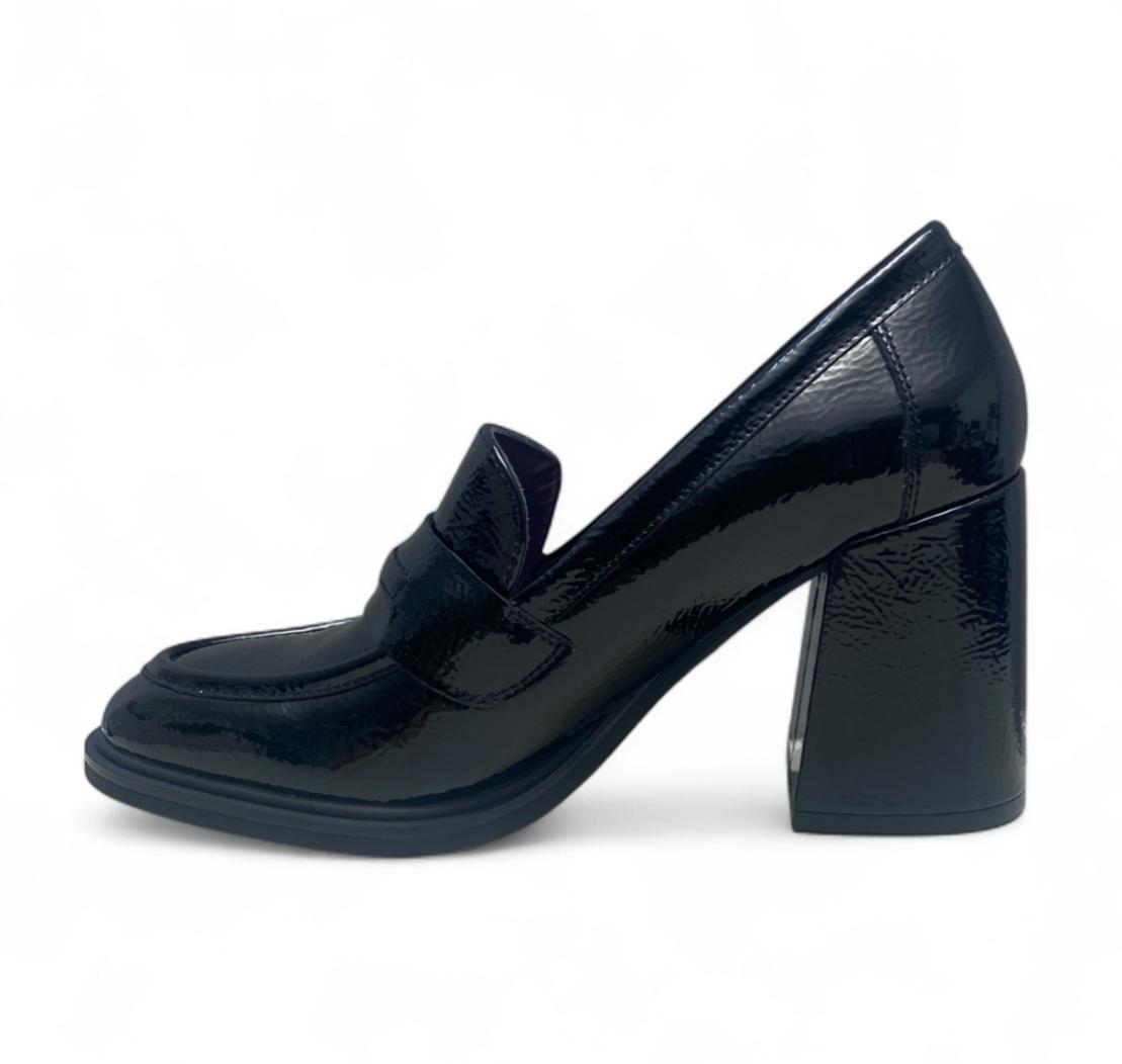 Mocassini Donna “Apepazza” F3TRENDY01/PAT  Terry Vernice Nero