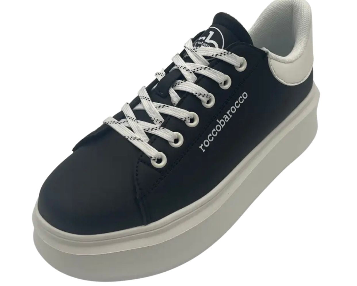 SNEAKERS DONNA “ROCCOBAROCCO” RBRSD0073 NERO/BIANCO