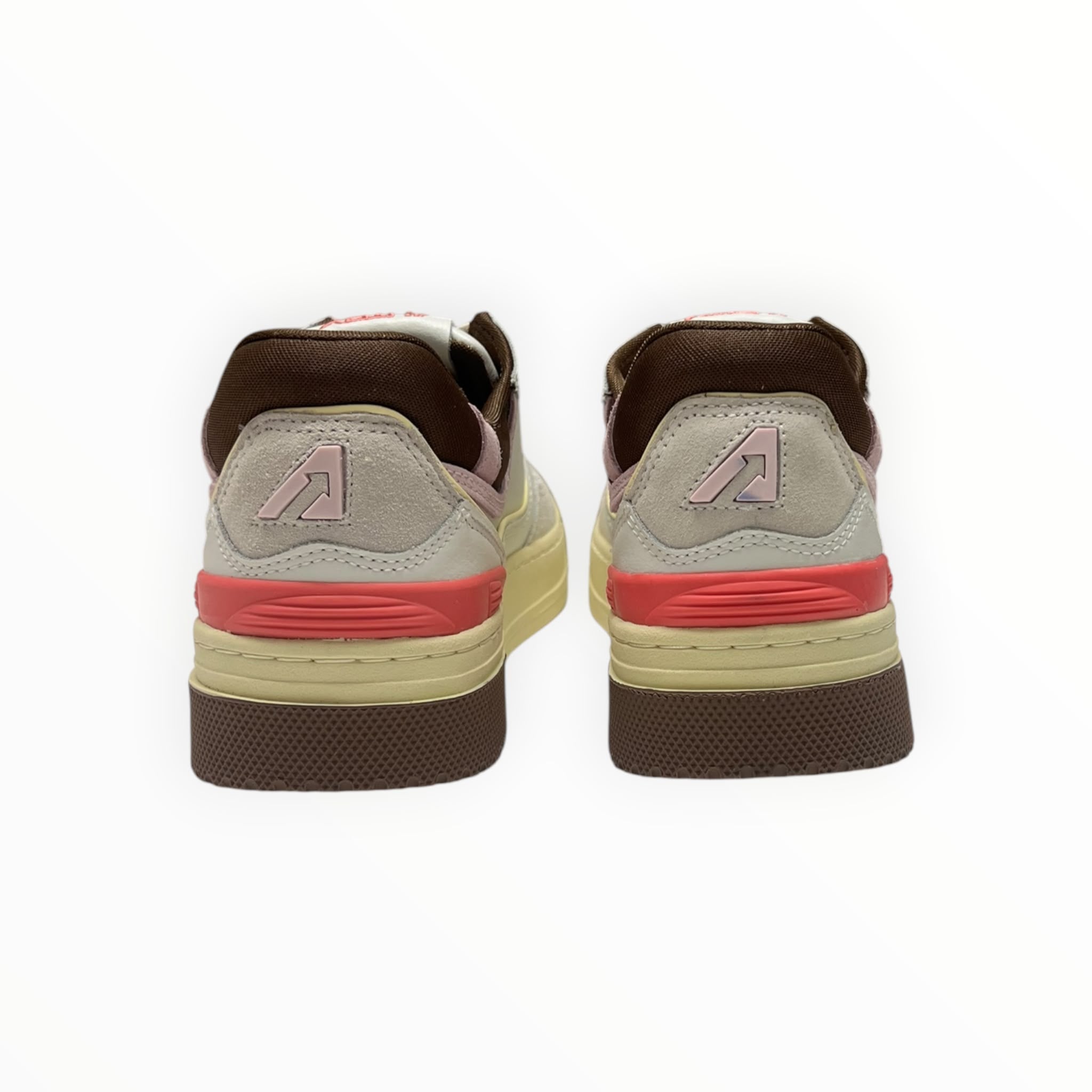 SNEAKERS DONNA “AUTRY” CLC ROLW MM35 PELLE BIANCO/ROSA