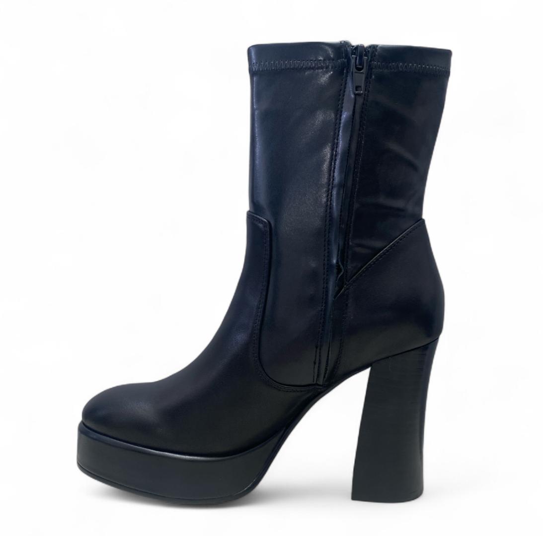 Stivaletti Donna “APEPAZZA" F3TWIGGY02/LEA TEA Elasticizzati Nero