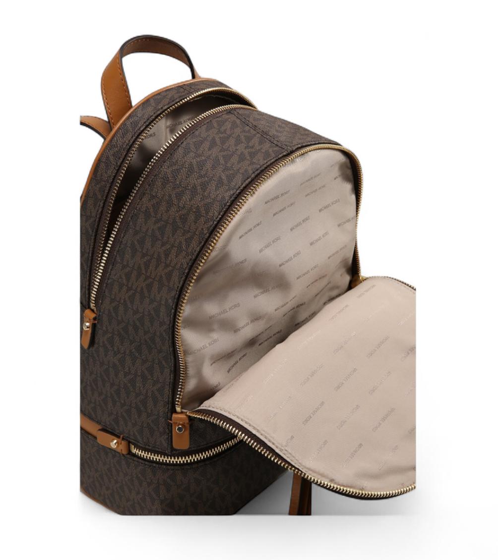Borsa Zaino Grande Donna “MICHAEL KORS” RHEA ZIP Large Backpack 30F7GEZB7B  Brown/Marrone