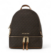 Borsa Zaino Grande Donna “MICHAEL KORS” RHEA ZIP Large Backpack 30F7GEZB7B  Brown/Marrone
