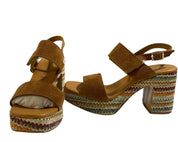 SANDALI TACCO DONNA “PREGUNTA” 2419523 PRIMAVERA ESTATE 2025 CUOIO