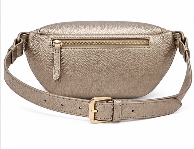 BORSA DONNA MARSUPIO “LIU JO” O19041 E0027 S BUMBAG BRONZO METAL