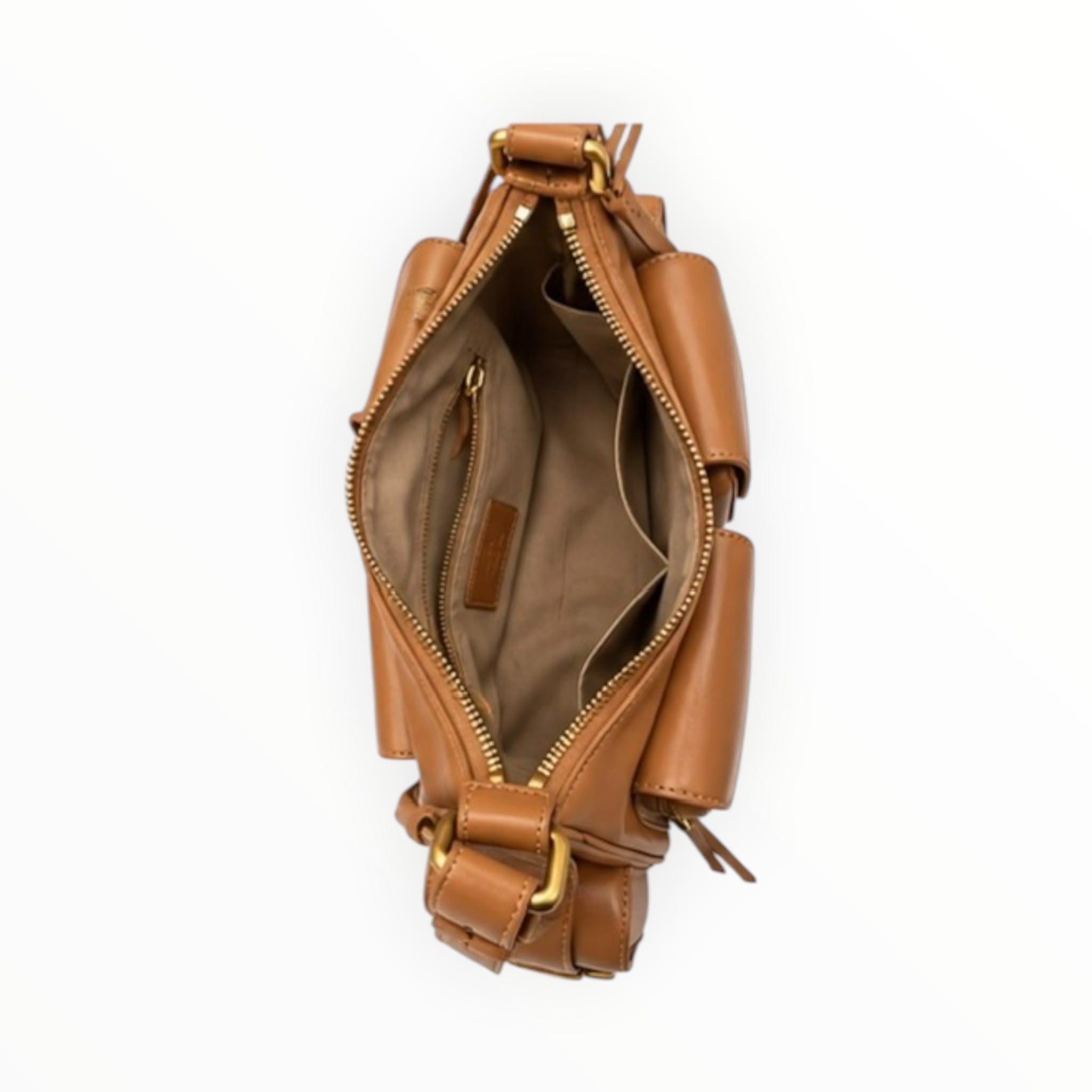 BORSA DONNA “PINKO ”CARGO BAG CLASSIC A226G L17Q PELLE CUOIO