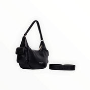 BORSA DONNA “ERMANNO SCERVINO FIRENZE” LARGE HOBO ANNA  NERO