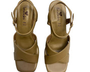 SANDALI ZEPPA DONNA “BRACCIALINI” BB90 PRIMAVERA ESTATE 2025 CUOIO NATURALE