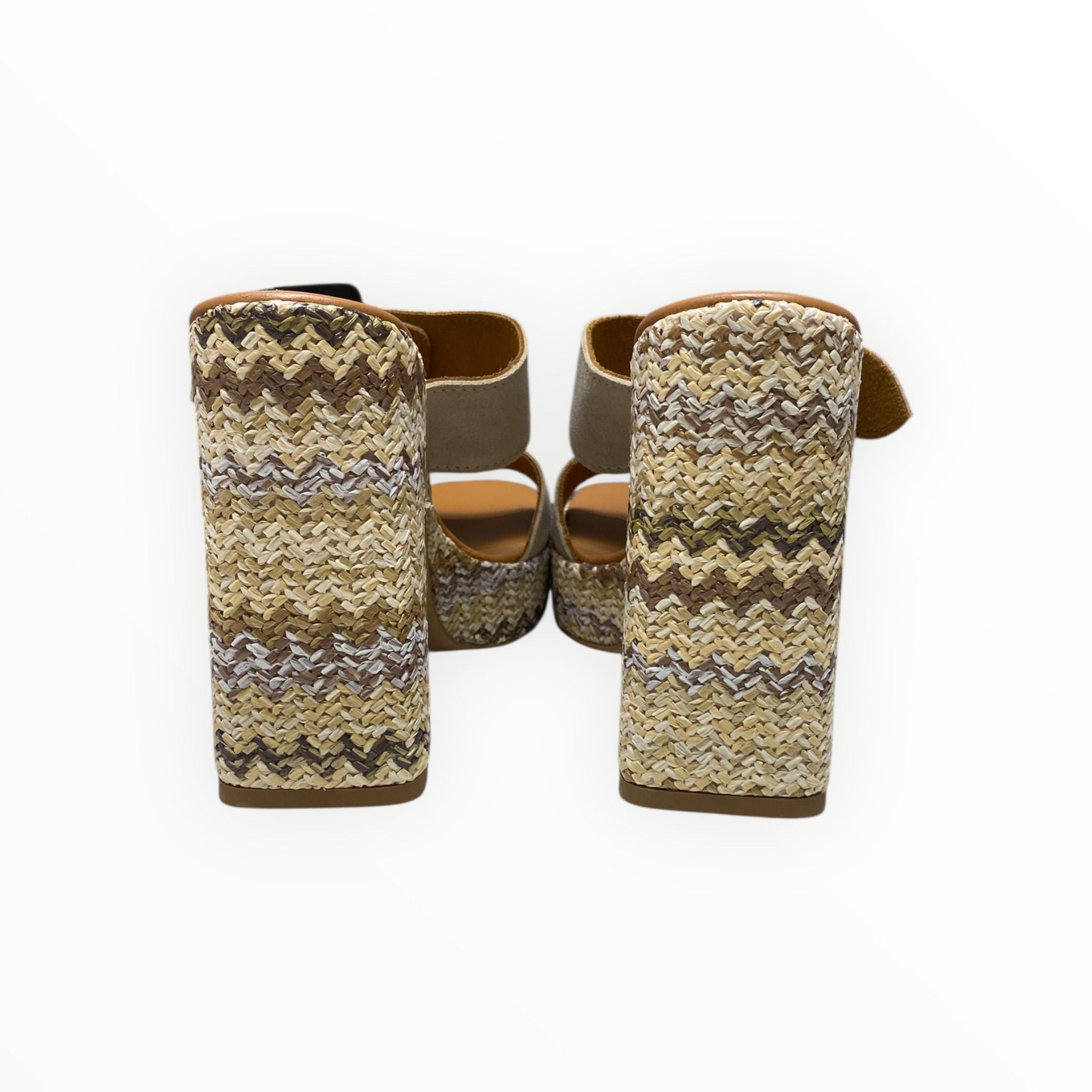 Sandali Tacco Zeppa Donna “PREGUNTA”2519011 004 Visone/Tortora