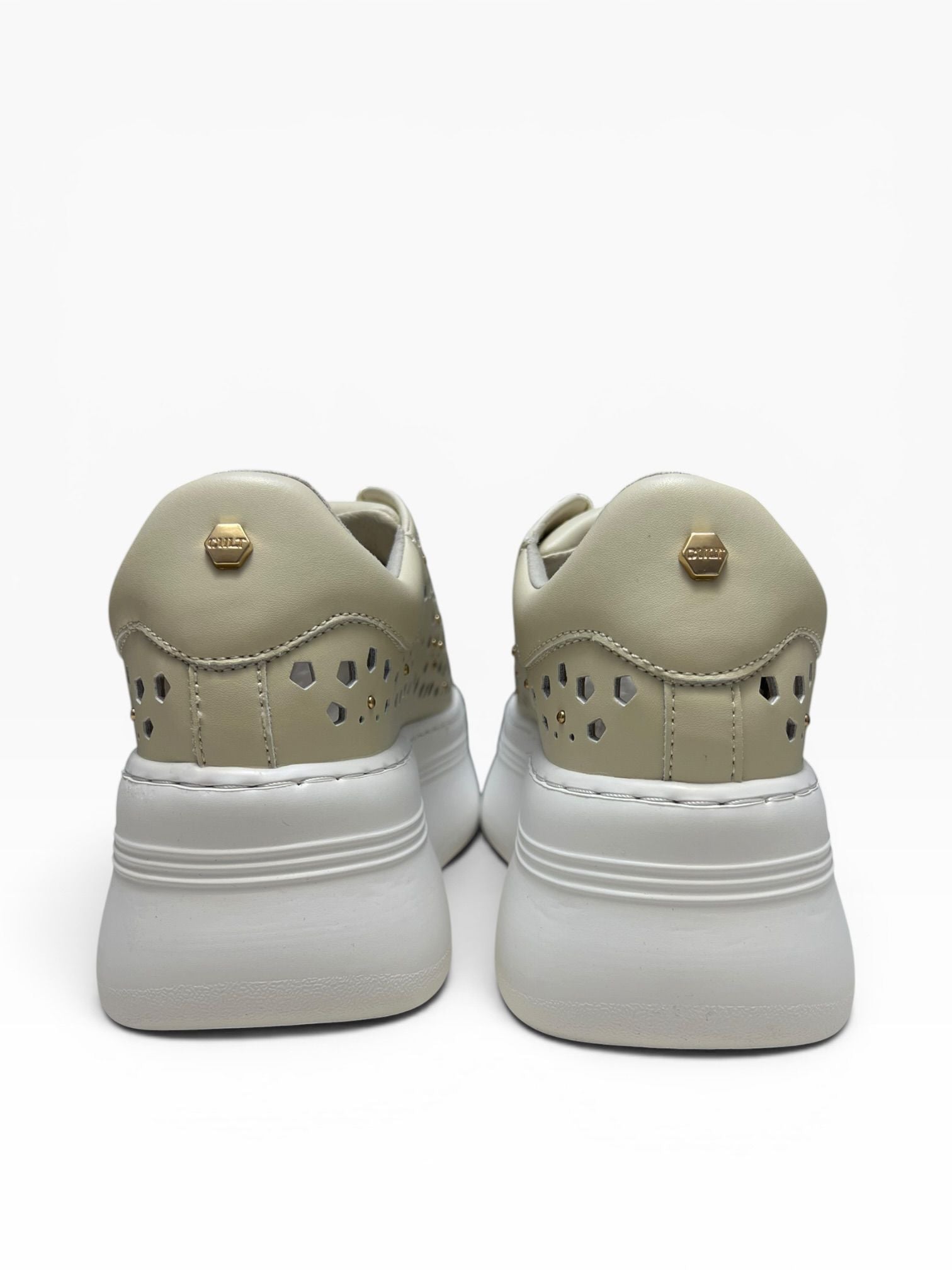 SNEAKERS DONNA “CULT” CLW442501 PEARL LOW PELLE BEIGE