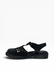 SANDALI DONNA “CULT” CLW442800 SABBATH WEAV  PELLE NERO
