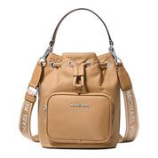 Borsa Donna Secchiello  “MICHAEL KORS” KHAI 35T5S5FM1C SMALL BUCKET Nylon  Camel