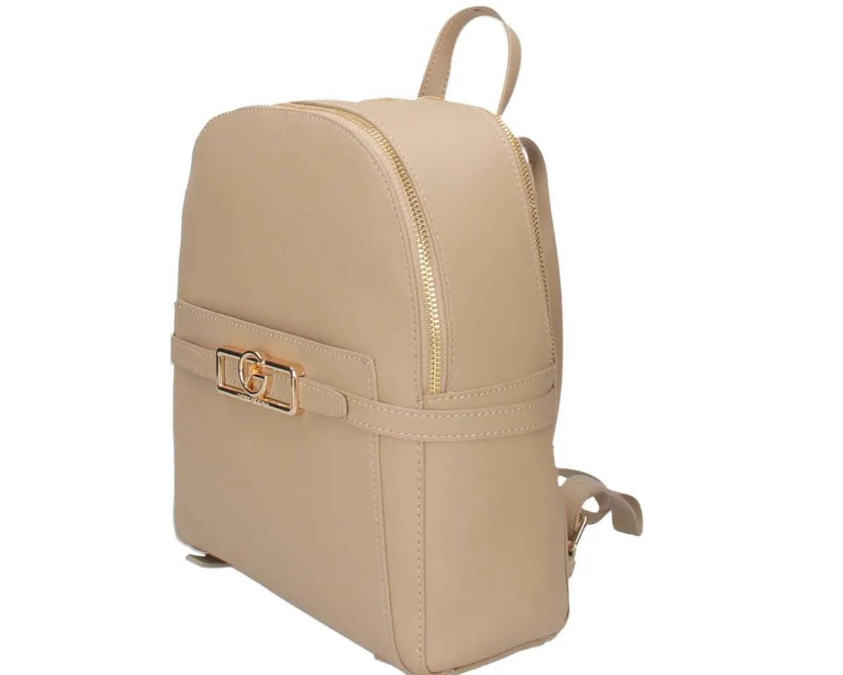 BORSA ZAINO  DONNA “GATTINONI ROMA” LADY MEDIUM PRIMAVERA ESTATE 2025 BEIGE