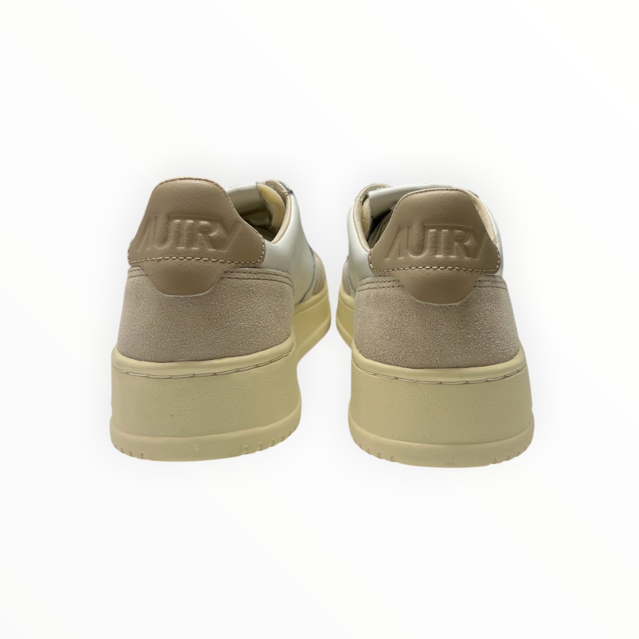 SNEAKERS DONNA “AUTRY” MEDALIST AULW LS58 PELLE BIANCO/TORTORA
