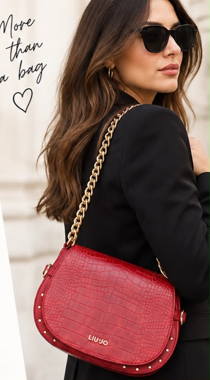 BORSA DONNA “LIU JO”OF1079 E0084 S CROSSBODY ROSSO