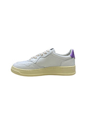 SNEAKERS DONNA “AUTRY” MEDALIST AULW LL59 PELLE BIANCO/VIOLET