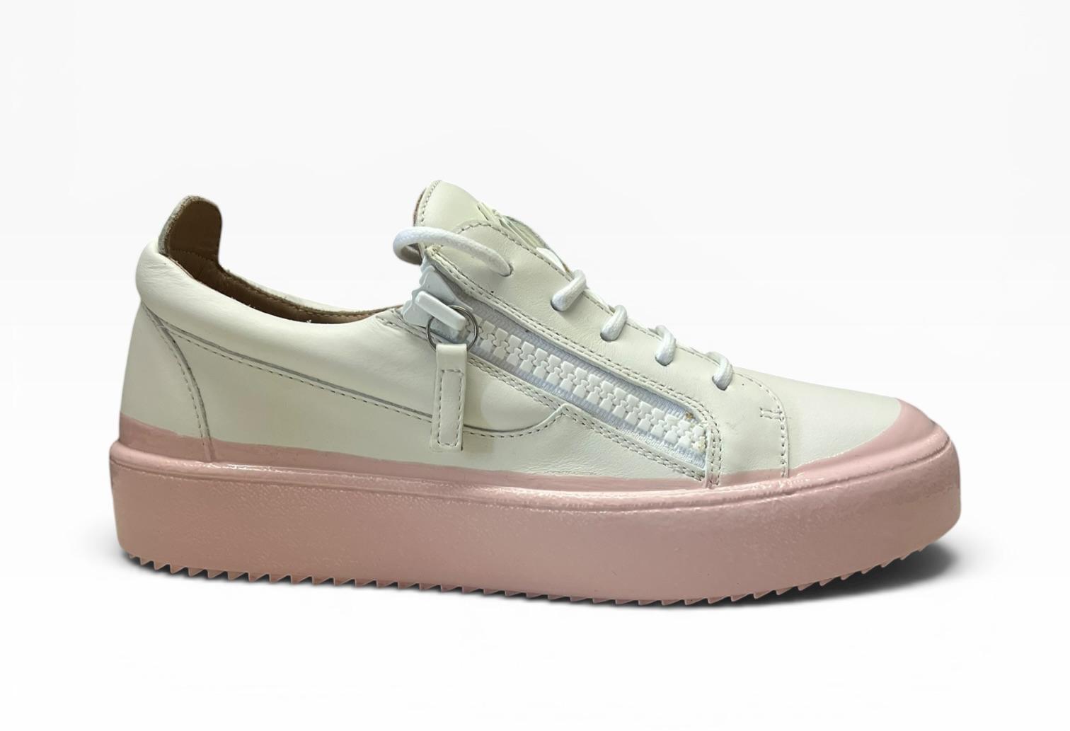 Sneakers Donna “GIUSEPPE ZANOTTI” 1RS30002  C94702BV A1 Logoball Gel Bianco/Rosa
