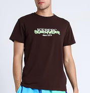 T-SHIRT UOMO  "ICEBERG" NEON  BROWN/MARRONE  ICE3MTS01