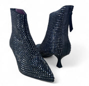 Stivaletti Donna “APEPAZZA" F3SUSAN01/DIA Sibilla Nero Strass