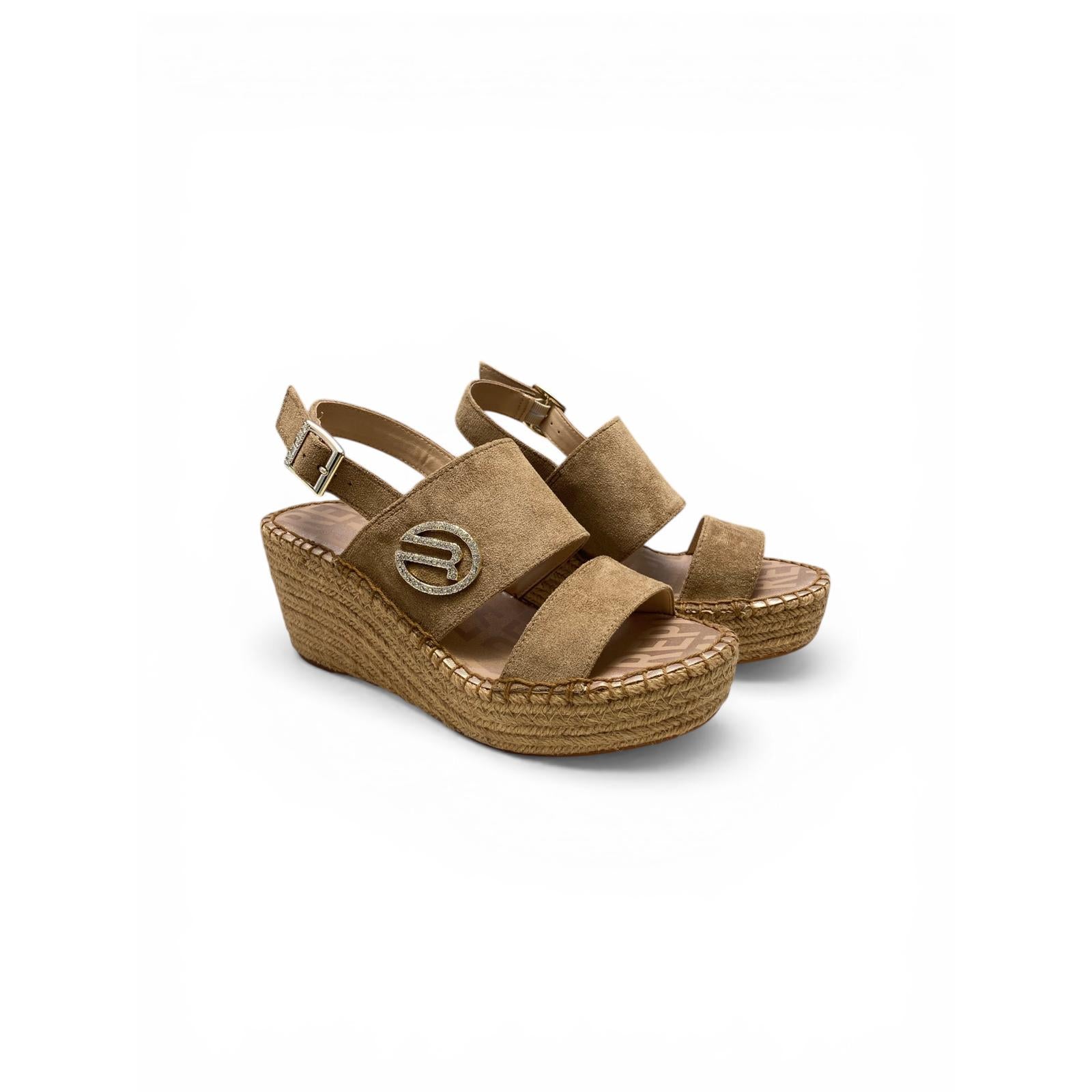 Sandali Zeppa Donna “REPLAY" SUSAN SLING  RP5L0023T 0002 Beige