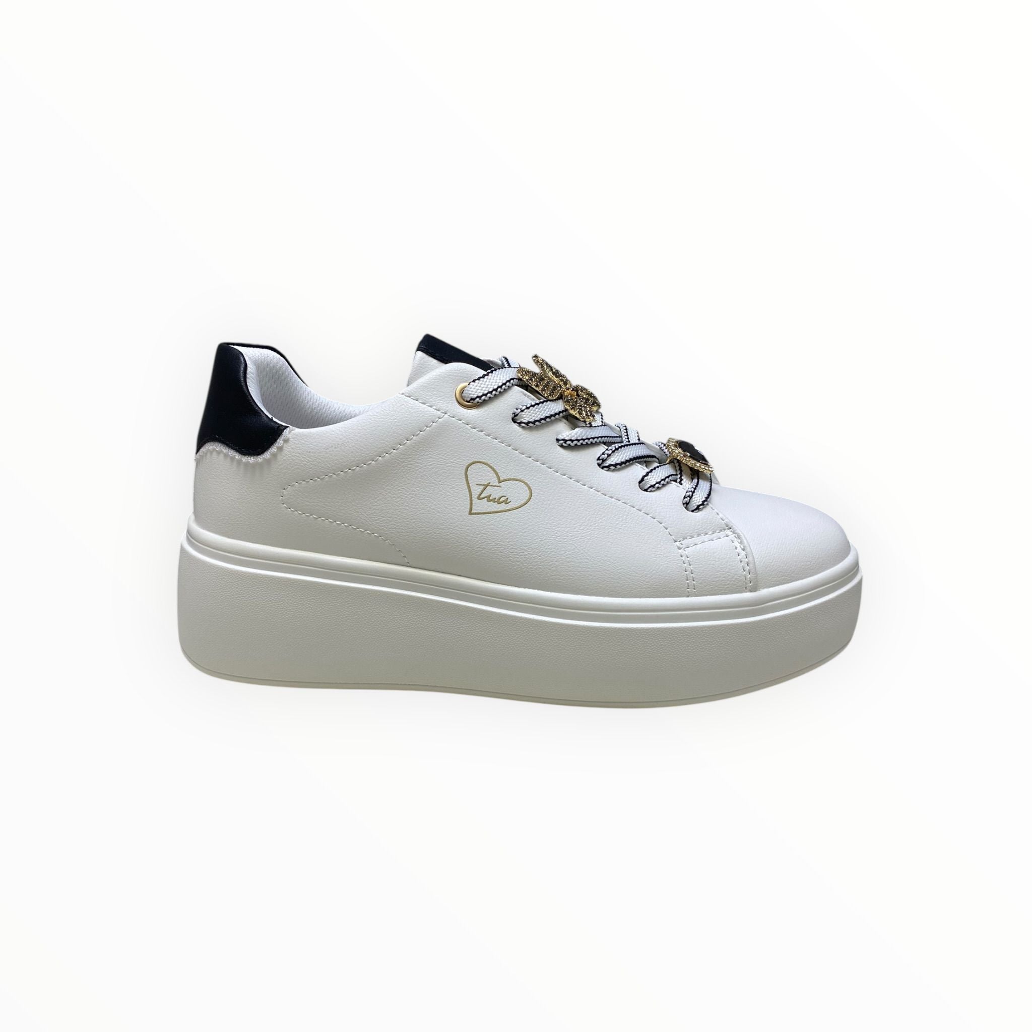 Sneakers Donna “BRACCIALINI” BA136 Bianco/Nero