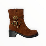 Stivaletti Donna “ELVIO ZAN" EA1603X  Pelle Cuoio