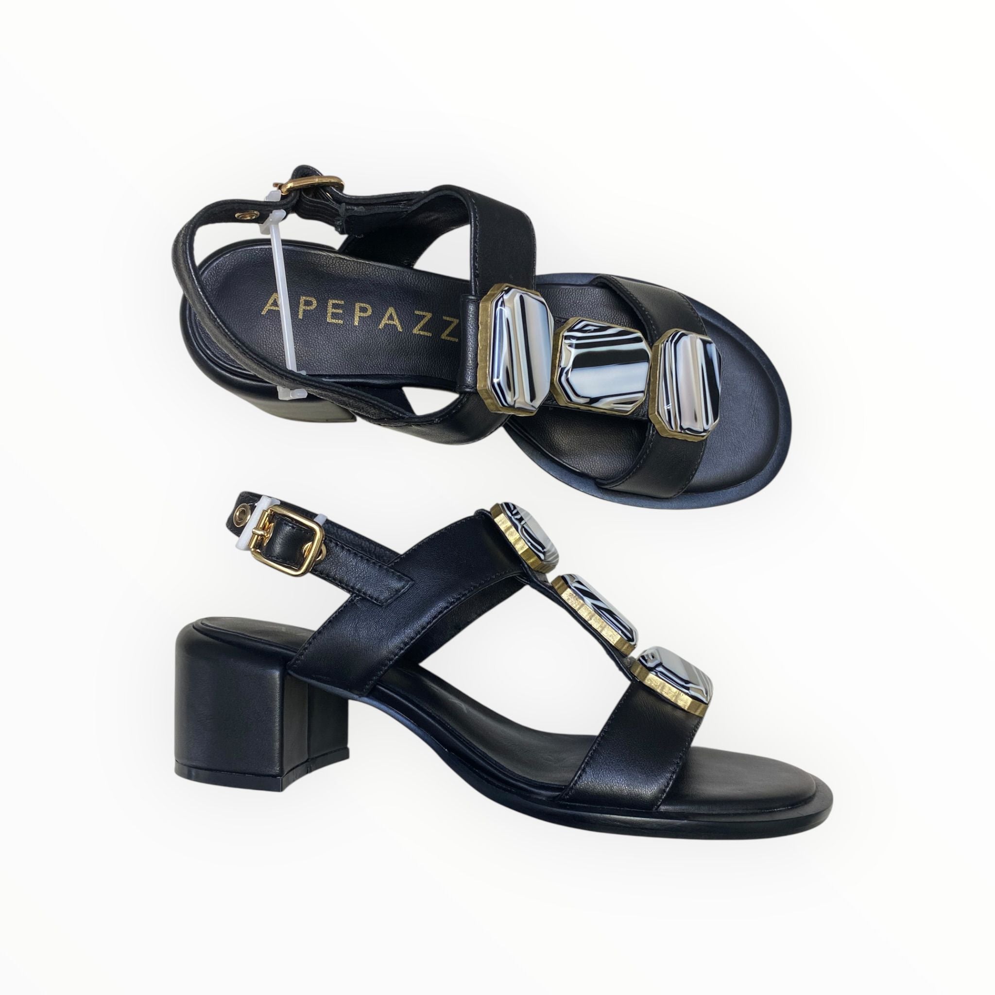 Sandali Donna “APEPAZZA” NAIROBI S5NEWSPICY03/SQU Nero