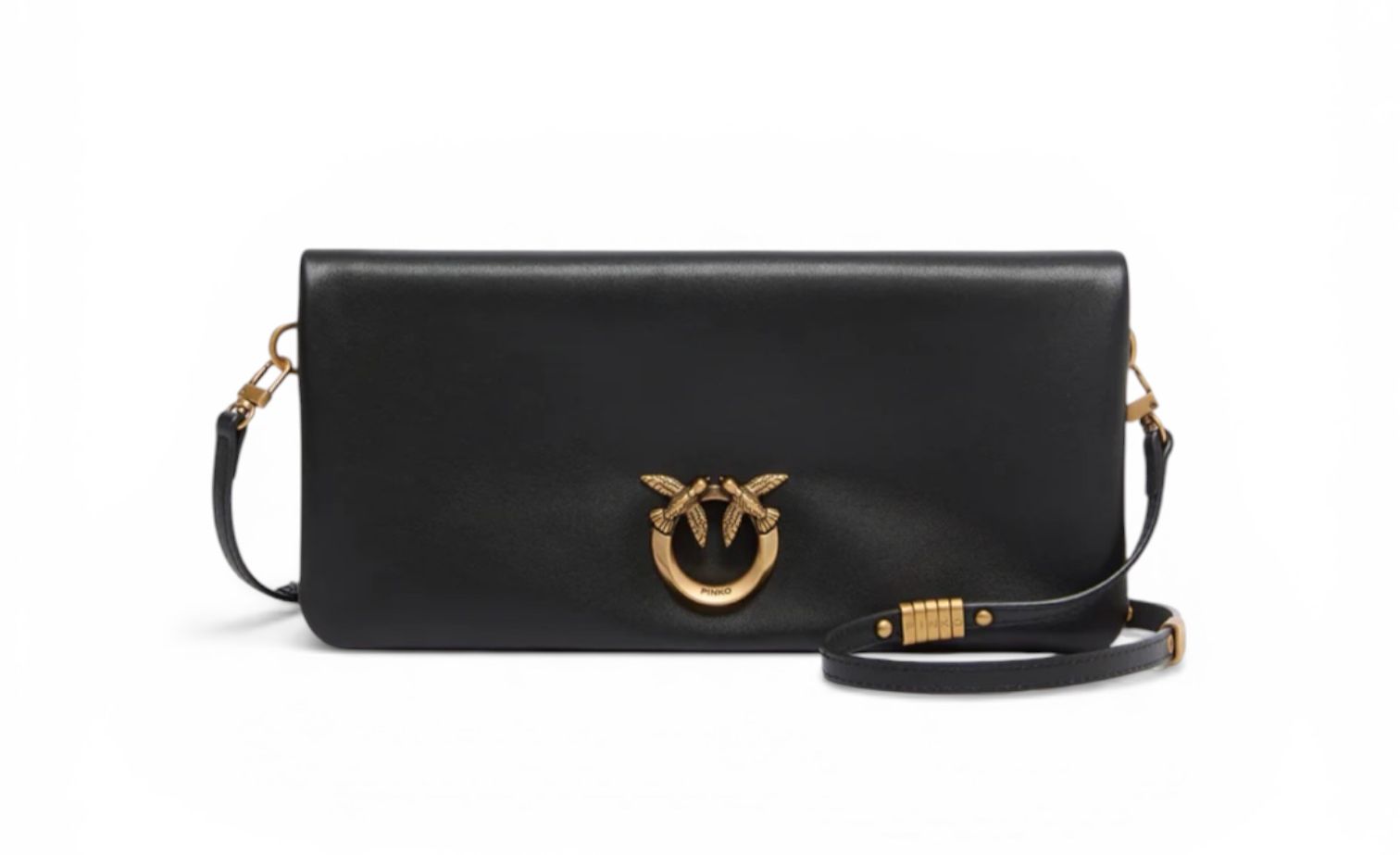 BORSA DONNA “PINKO ” CLICK SOFT HORIZONTAL CLASSIC VITELLO NERO