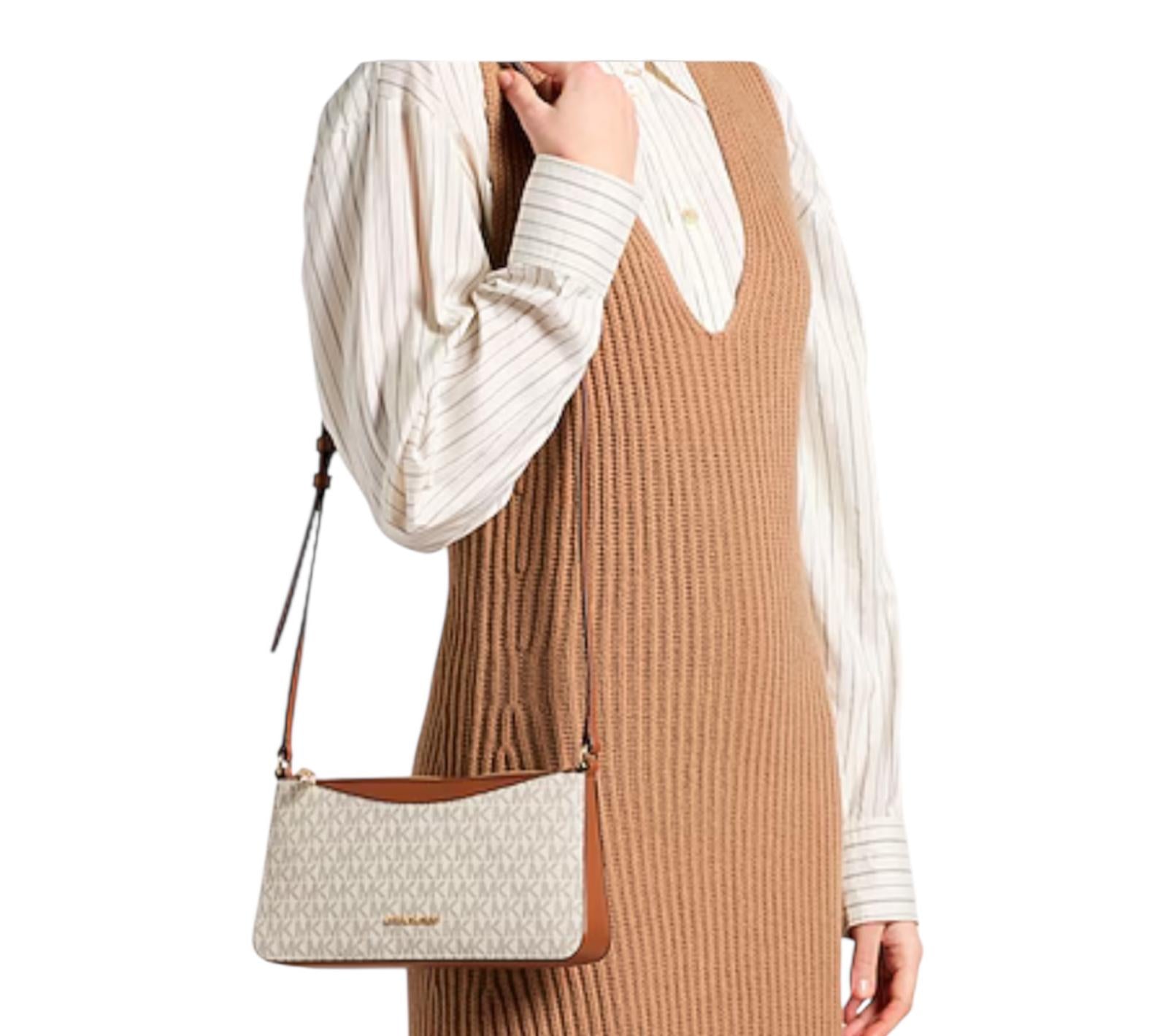 Borsa Donna “MICHAEL KORS” ARDEN 35F5G4XC8B  MEDIUM XBODY Vanilla /Cuoio