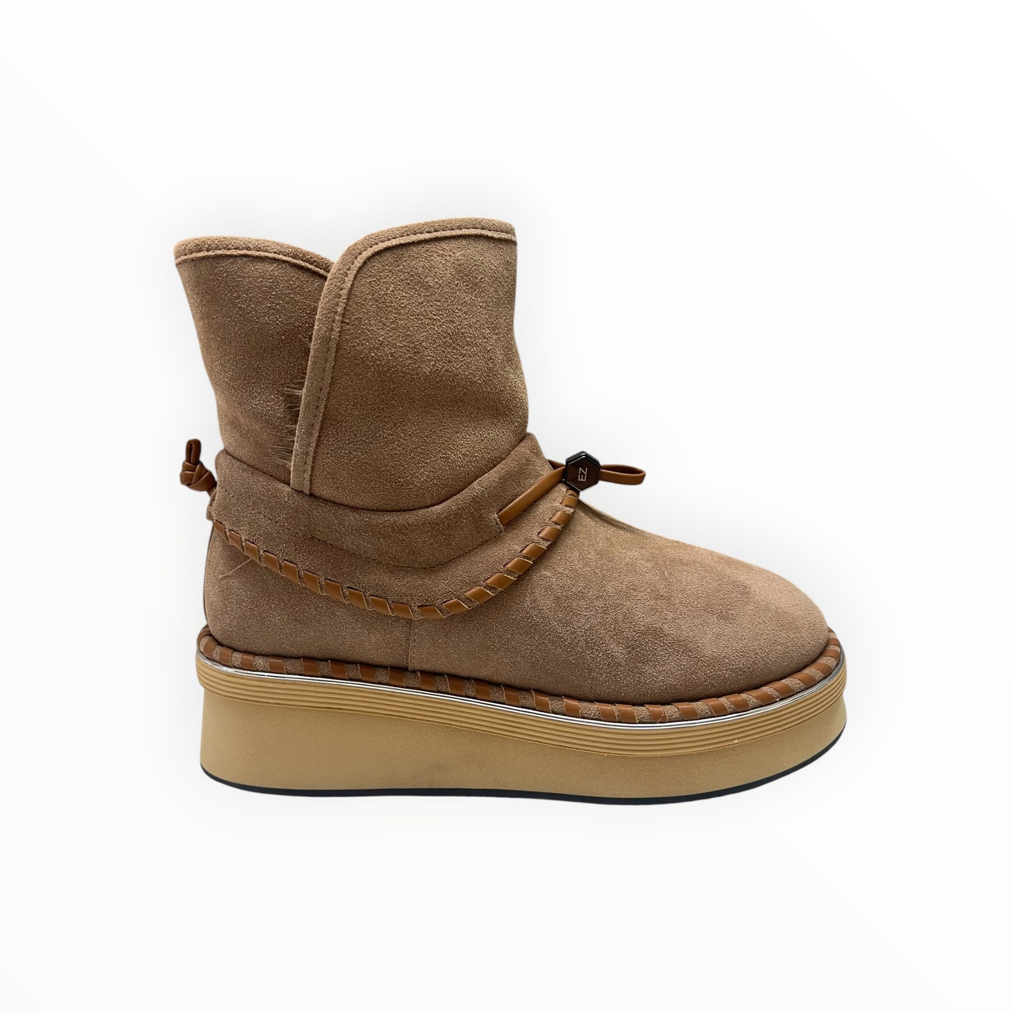 Stivaletti Donna “ELVIO ZAN" EC0304X Pelle Noccila