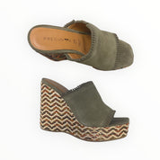 Sandali Zeppa Donna “PREGUNTA”2319508 003 Oliva/Verde