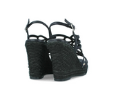 SANDALI ZEPPA DONNA “MENBUR” 22259 PRIMAVERA ESTATE 2025 NERO STRASS