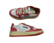 SNEAKERS DONNA “AUTRY” MEDALIST AULW WB22 PELLE BIANCO/ARAGOSTA
