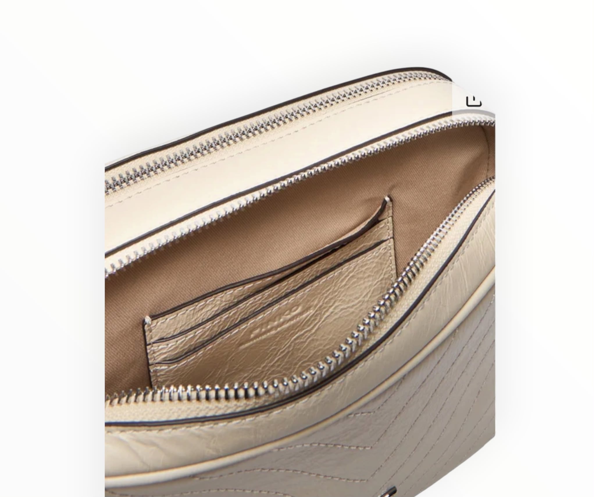 BORSA DONNA “PINKO ”CARRIE CAMERA BAG CLASSIC A2JC Z14E PELLE AVORIO