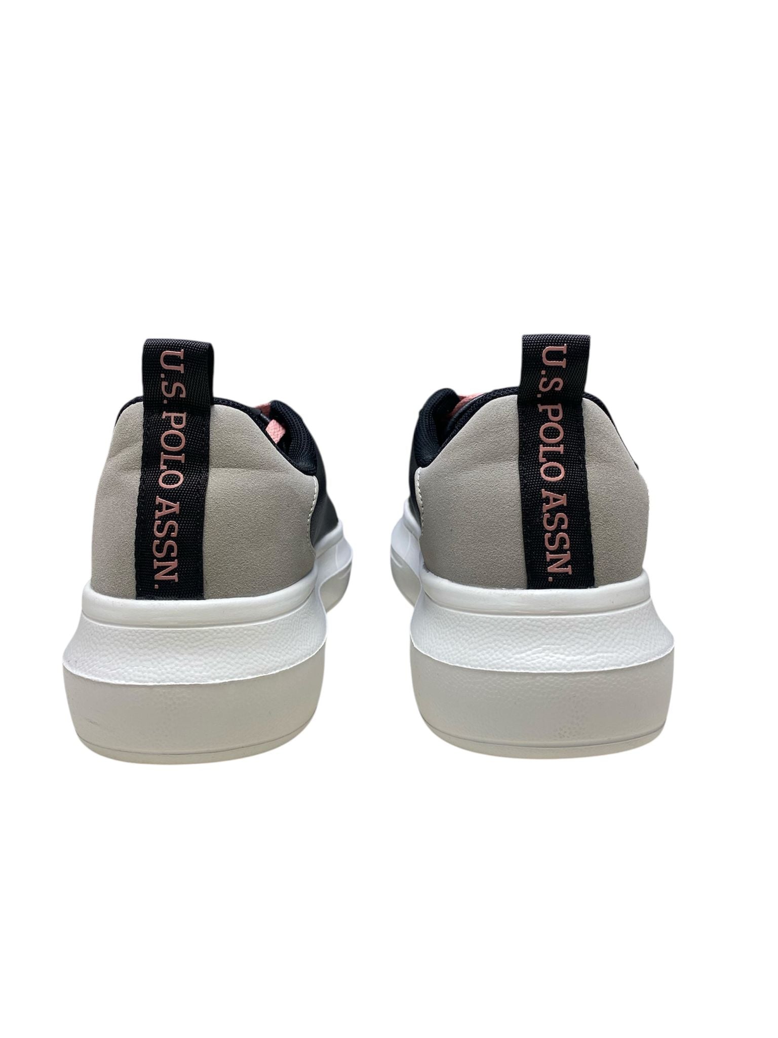 Sneakers Donna "U.S. POLO ASSN.” HELIS026-BLK-PIN04  Nero
