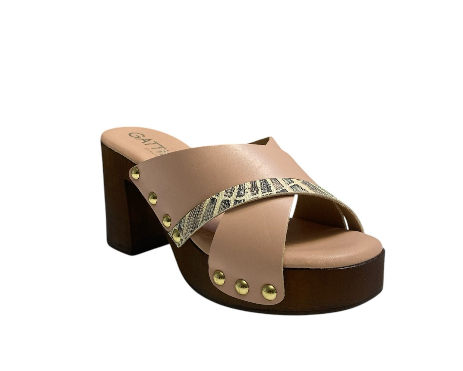 SANDALI DONNA “GATTINONI CIRCUS” FAYETTE18 PRIMAVERA ESTATE 2025 PELLE ROSA