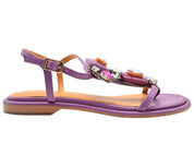 SANDALI DONNA “APEPAZZA ” FEDORA PRIMAVERA ESTATE 2025 PELLE LILLA