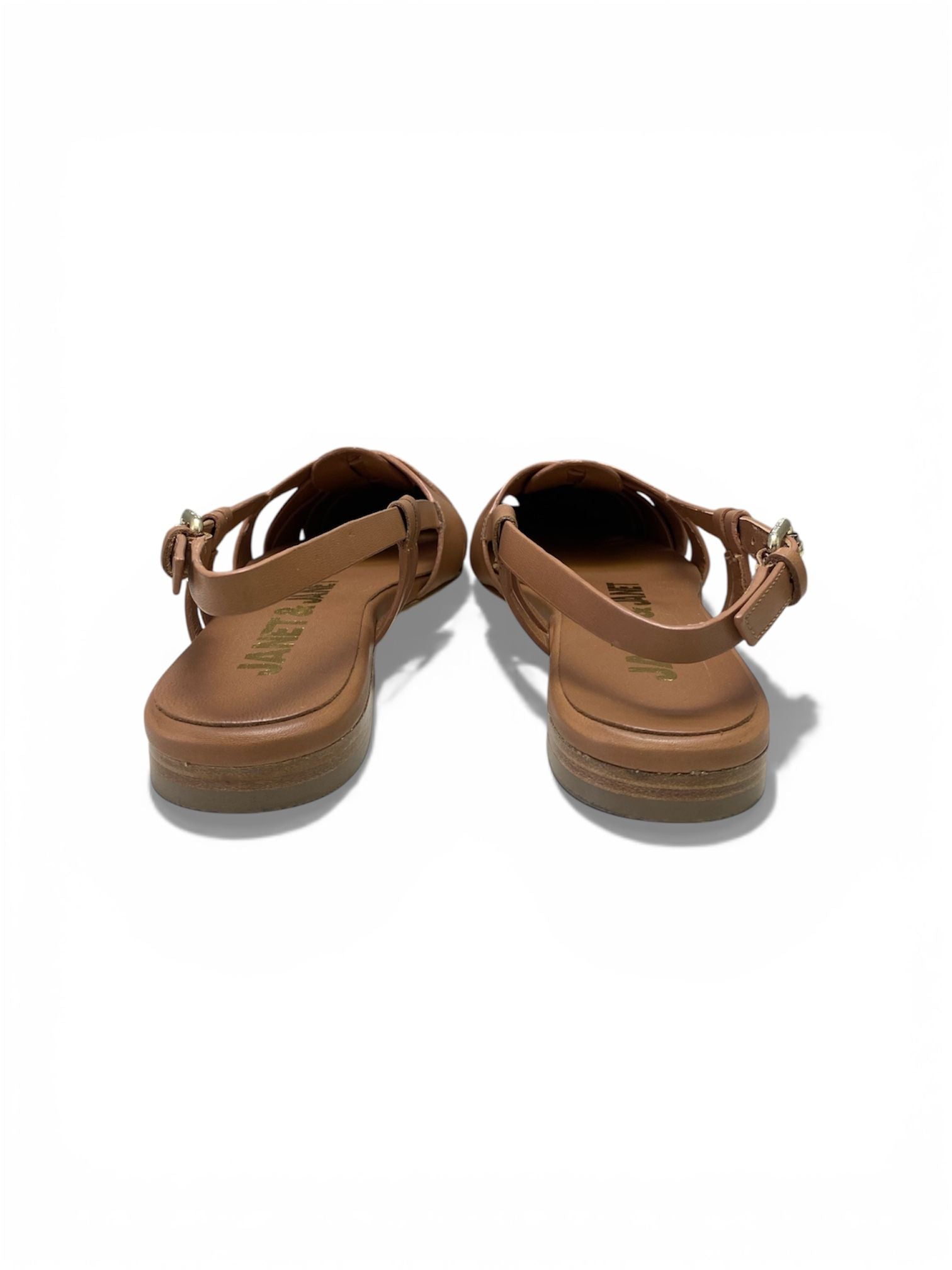 Dècollettè Chanel DONNA “JANET & JANET” Slingback J-301 Vera Pelle Cuoio