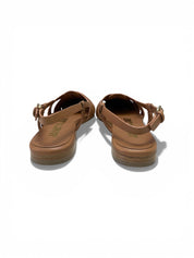 Dècollettè Chanel DONNA “JANET & JANET” Slingback J-301 Vera Pelle Cuoio