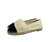 ESPADRILLAS DONNA “GAeLLE” PRIMAVERA ESTATE 2025 BEIGE/NERO  0042
