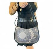 Borsa Donna “GATTINONI ROMA” Macro Hobo Smoke