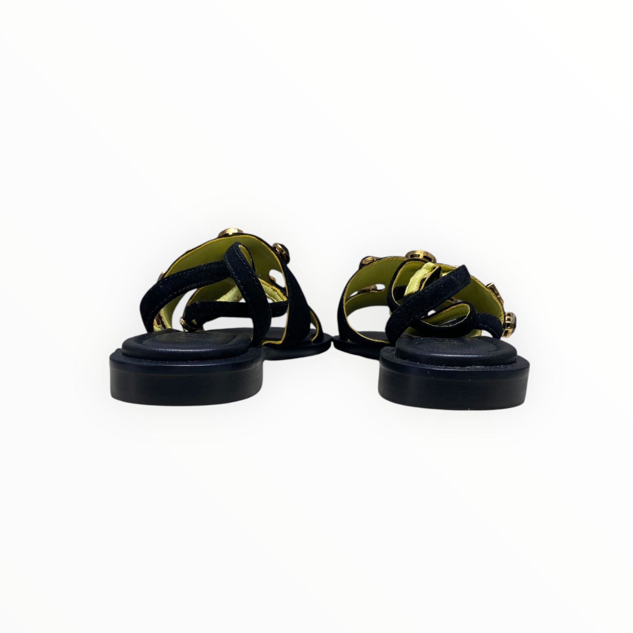 Sandali Donna “APEPAZZA” FLAMINIA S5FLAT07/STO Nero