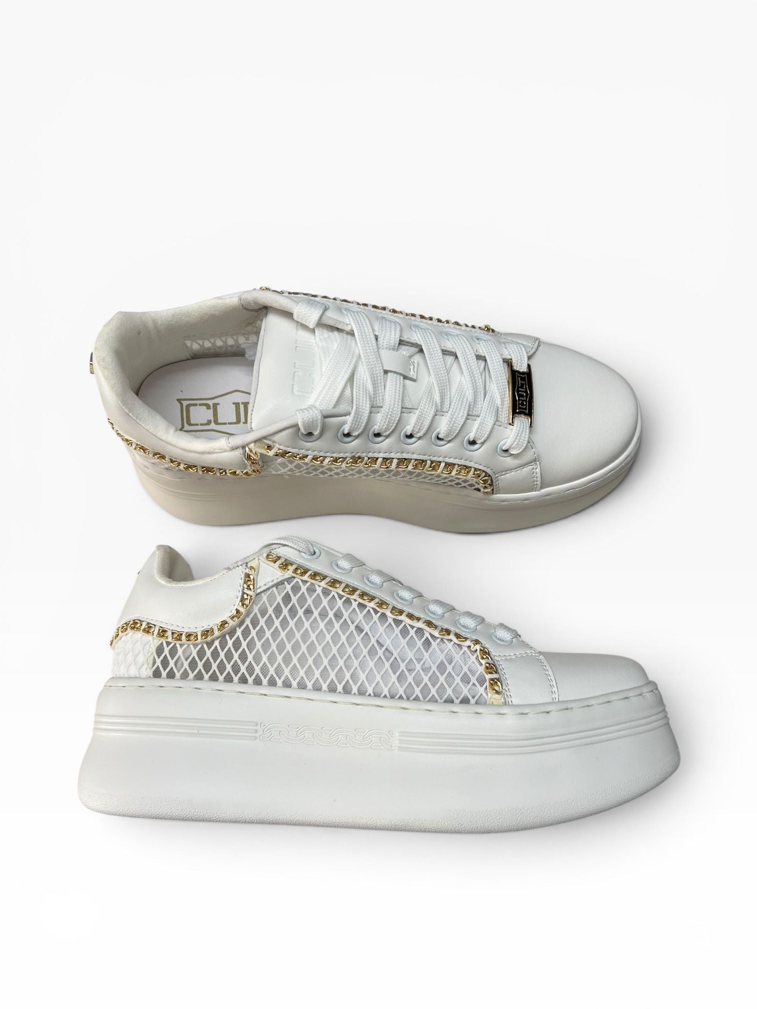 SNEAKERS DONNA “CULT” CLW442300 PEARL LOW PELLE BIANCO