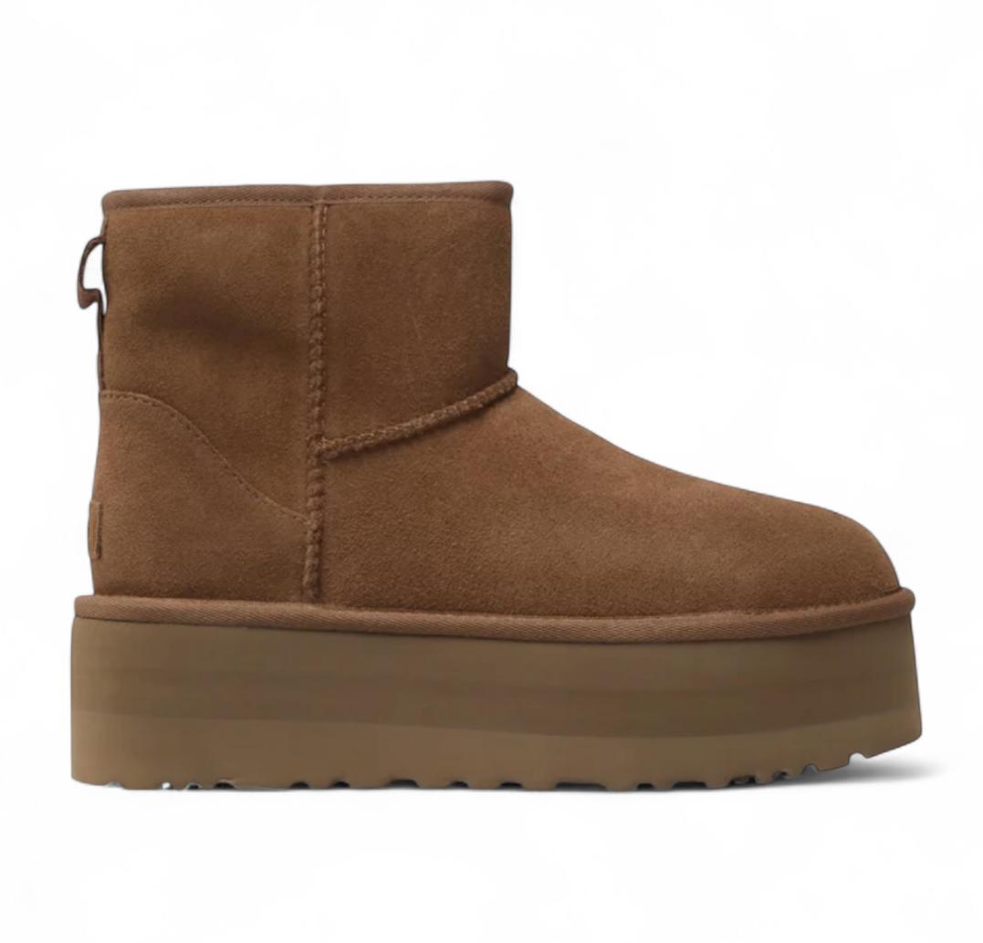 Stivaletti Donna "UGG" Classic Mini Platform Chestnut