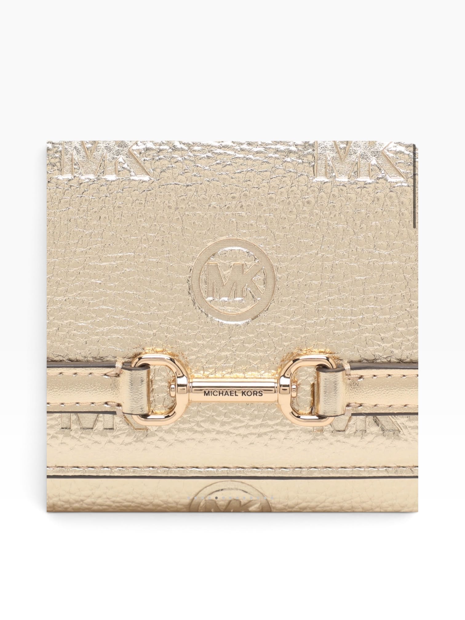 Borsa Donna “MICHAEL KORS” CARSON  35R6G2ZC7M LARGE WALLET ORO GOLD