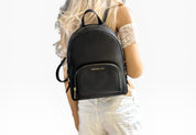 Zaino Donna “MICHAEL KORS” JAYCEE ZIP Medium Backpack 35S2G8TB2L Zip PTK Pelle  Nero